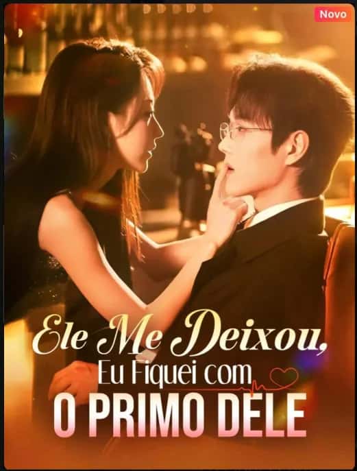 Capa do mini dorama Ele me Deixou, eu Fiquei Com o Primo Dele
