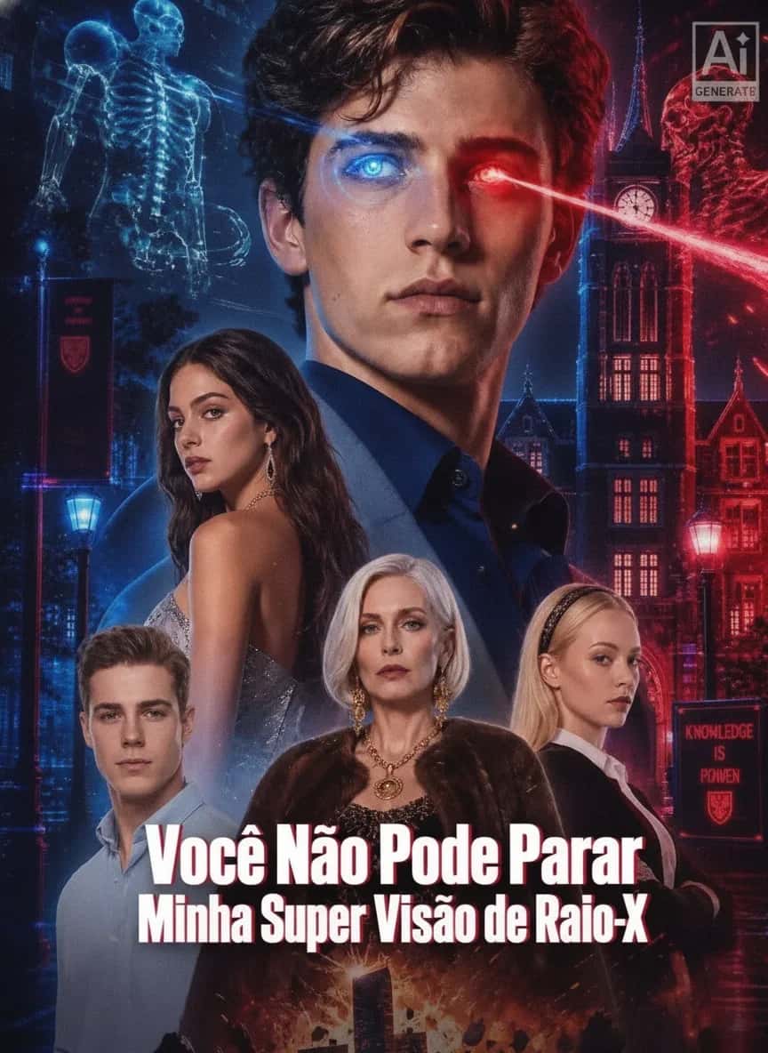 Capa do mini dorama Você Não Pode Parar Minha Super Visão de Raio-X
