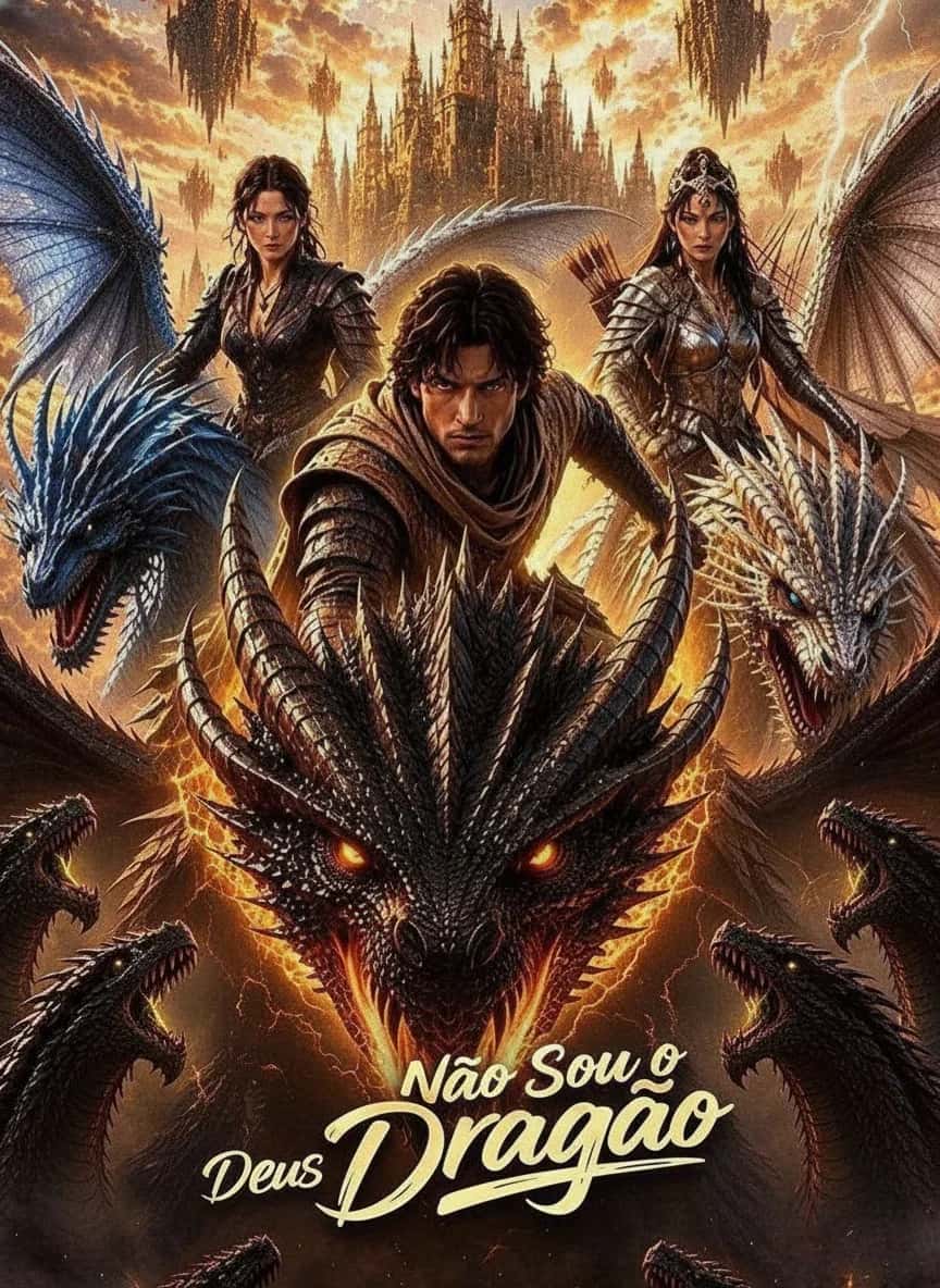 Capa do mini dorama Juro Que Não Sou o Deus Dragão
