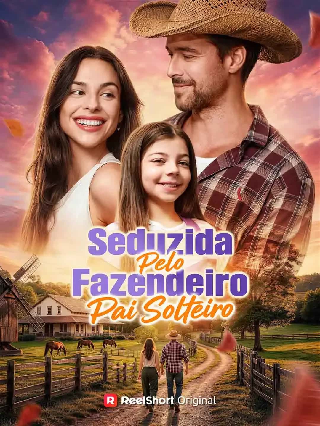 Capa do mini dorama Seduzida Pelo Fazendeiro Pai Solteiro